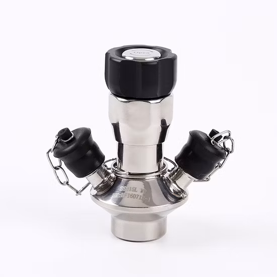 Acier inoxydable sanitaire ISO SS304/SS316L trois